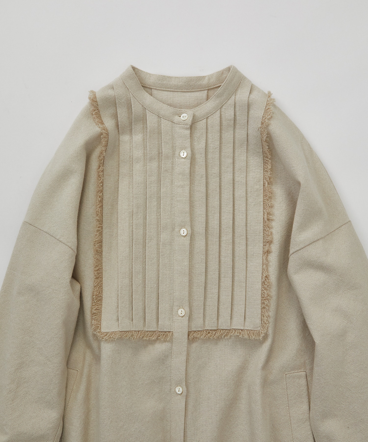 【congés payés】フリンジヨークワンピース 詳細画像 キナリ 2