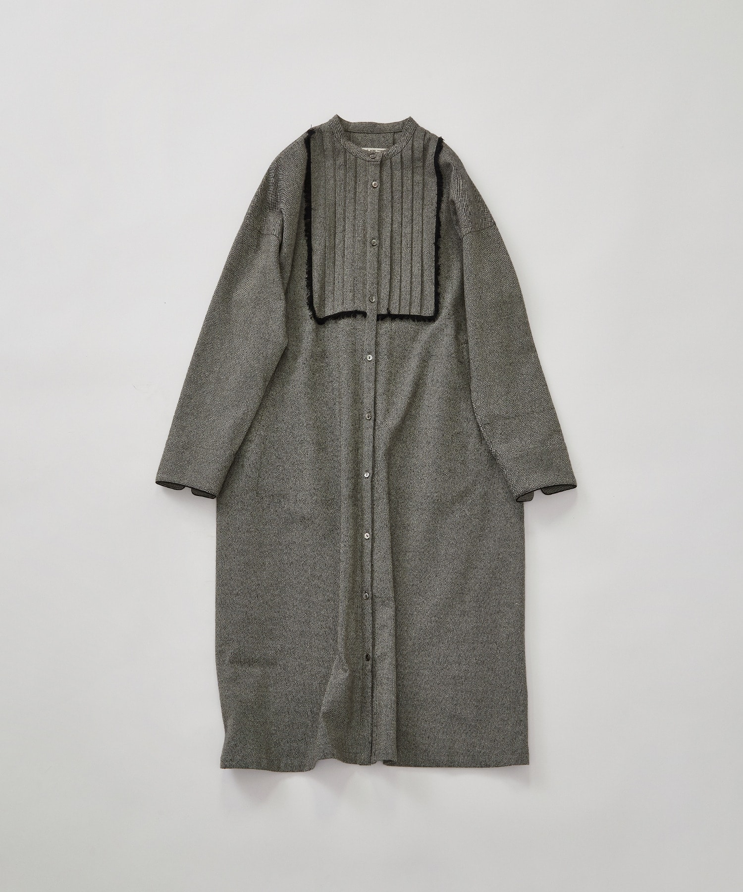 【congés payés】フリンジヨークワンピース 詳細画像 ブラック系その他 1