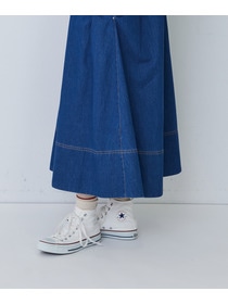 【congés payés】フリルカラーデニムワンピース 詳細画像 インディゴブルー 15