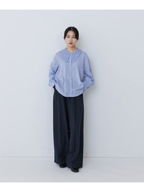 【congés payés】インドコットン刺繍襟ブラウス 詳細画像 ライム 8