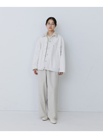 【congés payés】【FAVE】ボアカラーブルゾン 詳細画像 ブラック 1