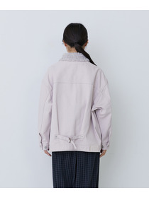 【congés payés】【FAVE】ボアカラーブルゾン 詳細画像 ブラック 14