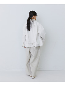 【congés payés】【FAVE】ボアカラーブルゾン 詳細画像 ブラック 3