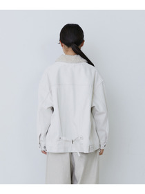 【congés payés】【FAVE】ボアカラーブルゾン 詳細画像 ブラック 7