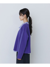 【congés payés】【2way】ミラノリブニットカーディガン 詳細画像 パープル 15