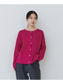 【congés payés】【2way】ミラノリブニットカーディガン 詳細画像 パープル 22