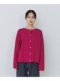 【congés payés】【2way】ミラノリブニットカーディガン 詳細画像 パープル 24