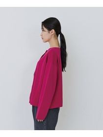 【congés payés】【2way】ミラノリブニットカーディガン 詳細画像 パープル 25