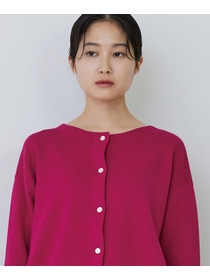 【congés payés】【2way】ミラノリブニットカーディガン 詳細画像 パープル 27