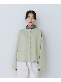 【congés payés】【2way】ミラノリブニットカーディガン 詳細画像 パープル 5