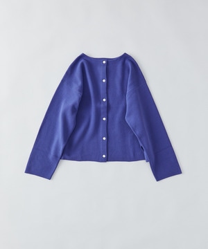 【congés payés】【2way】ミラノリブニットカーディガン 詳細画像 パープル 1