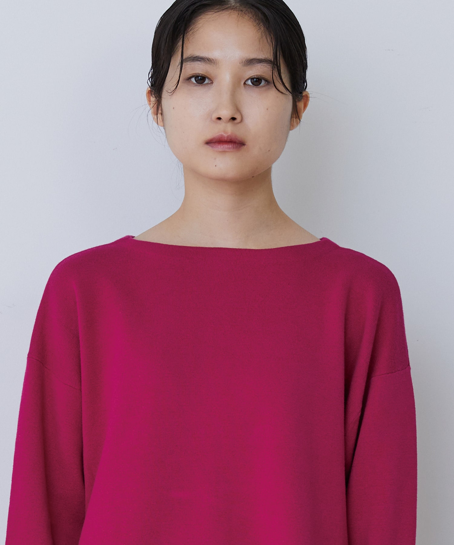 【congés payés】【2way】ミラノリブニットカーディガン 詳細画像 パープル 28