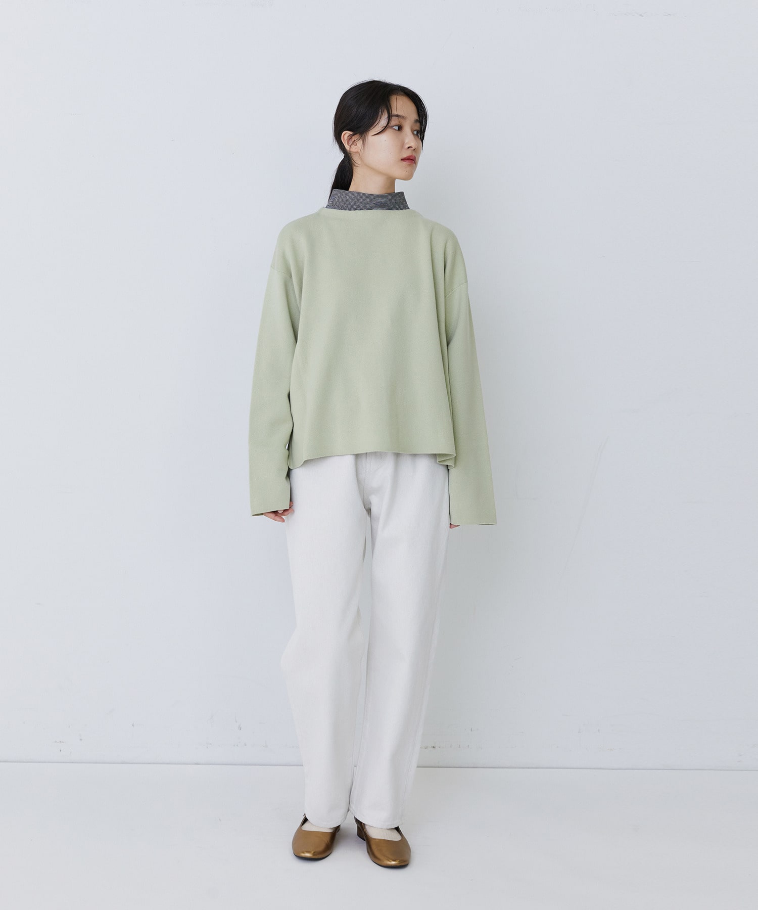 【congés payés】【2way】ミラノリブニットカーディガン 詳細画像 パープル 4