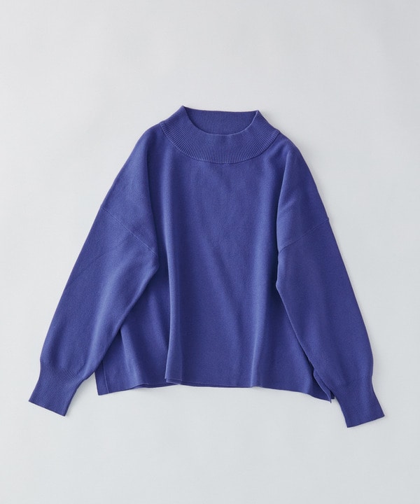 【congés payés】ミラノリブモックネックニットプルオーバー