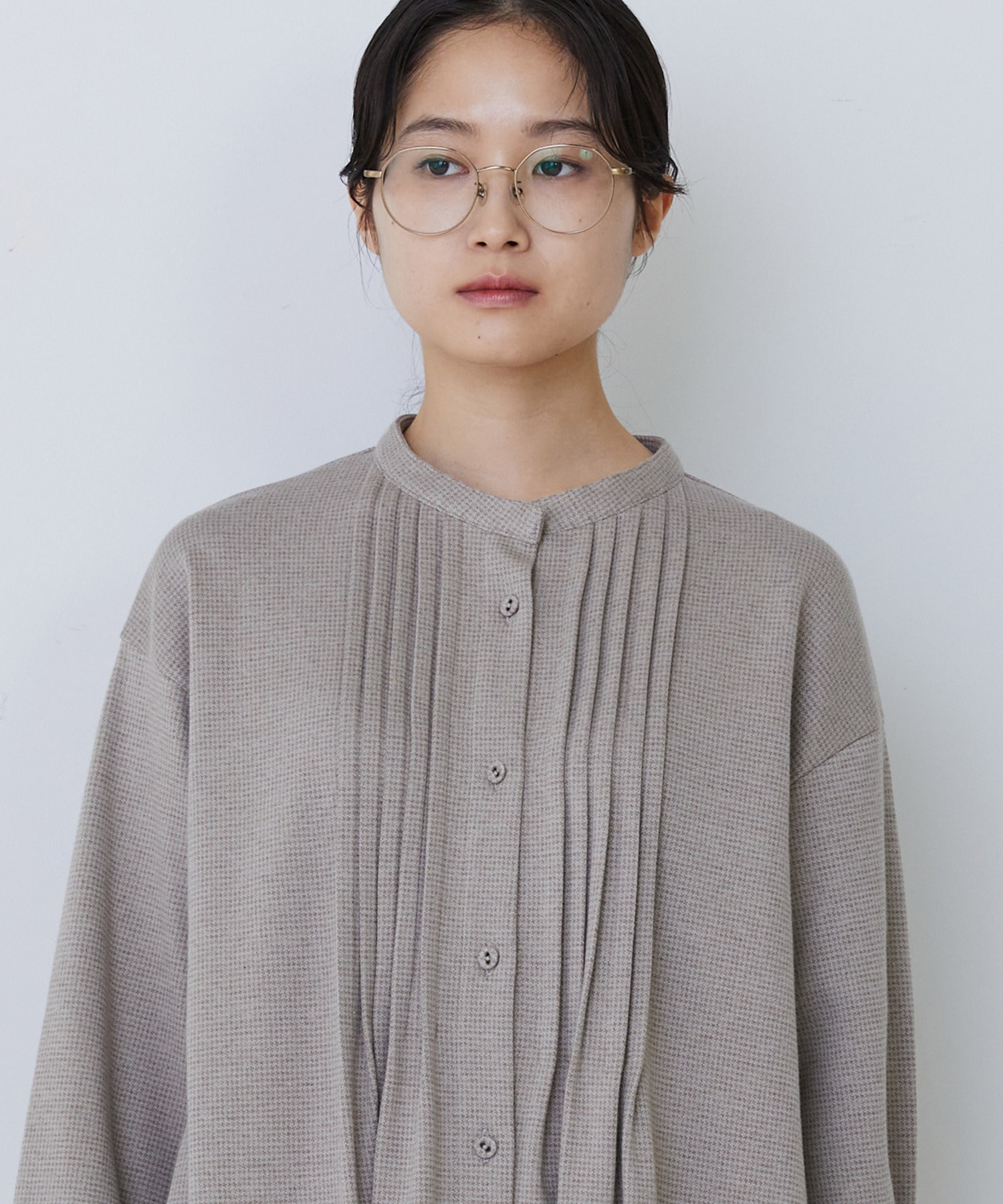 【congés payés】フロントタックカットソーワンピース 詳細画像 グレー系その他 16