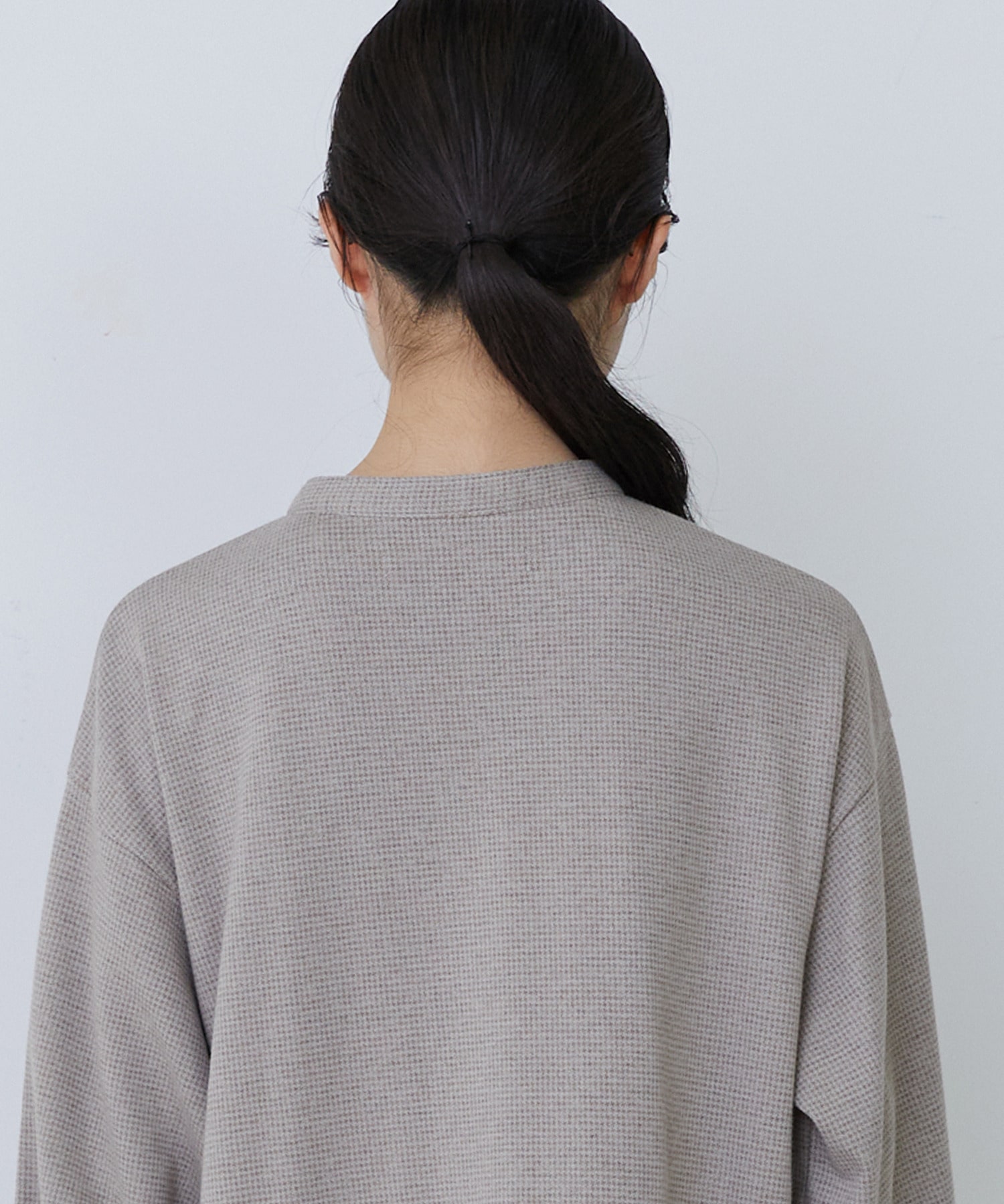 【congés payés】フロントタックカットソーワンピース 詳細画像 グレー系その他 17