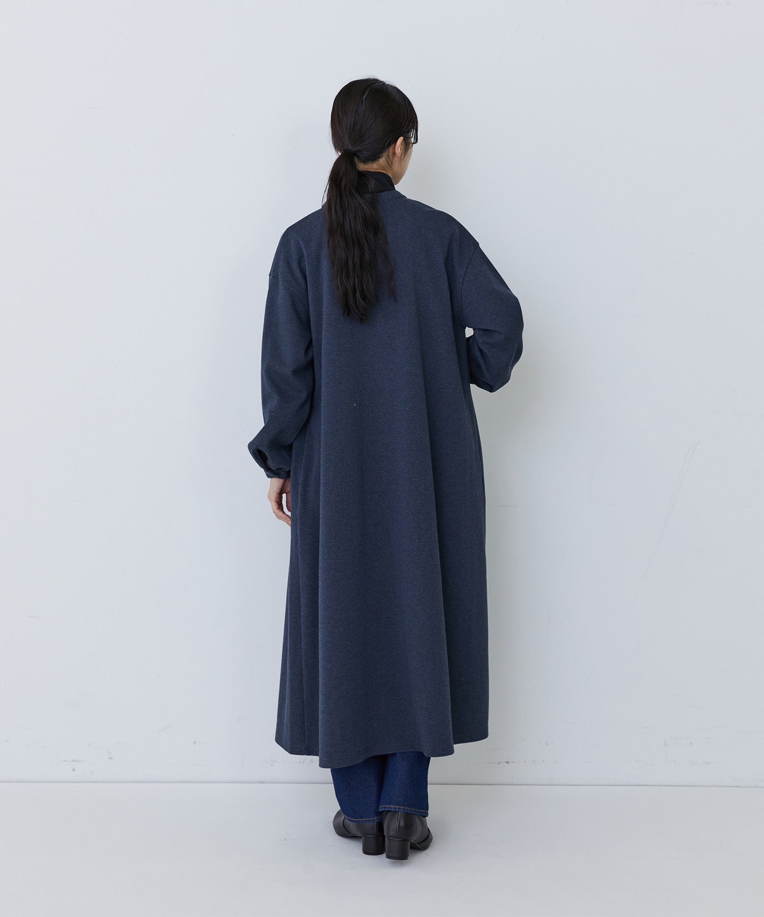 【congés payés】フロントタックカットソーワンピース 詳細画像 グレー系その他 3