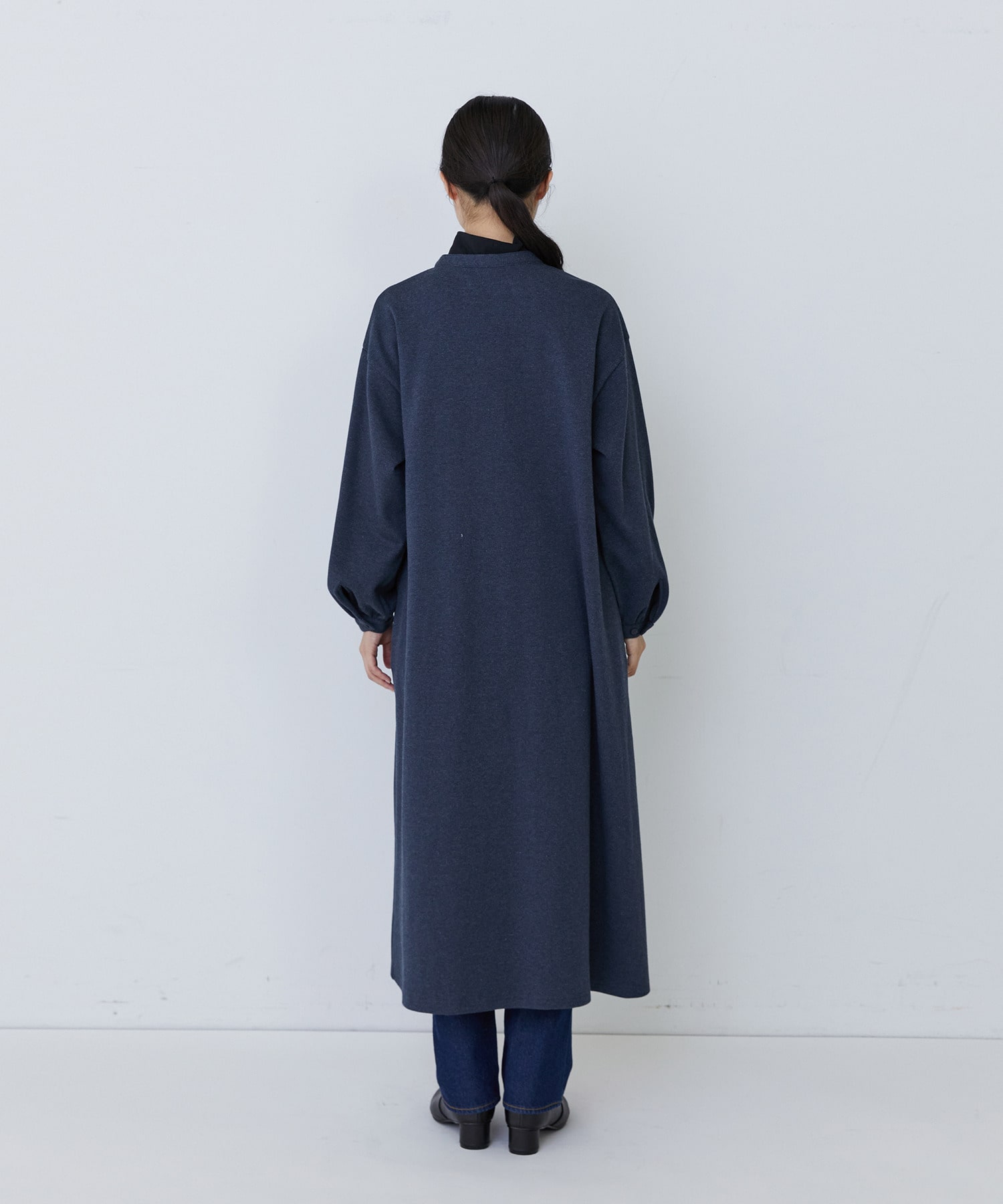 【congés payés】フロントタックカットソーワンピース 詳細画像 グレー系その他 8