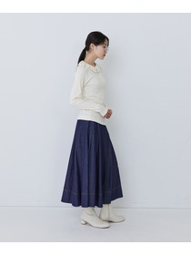 【congés payés】フリルカラーインナーカットソー 詳細画像 ブラック 1