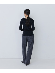 【congés payés】フリルカラーインナーカットソー 詳細画像 ブラック 10