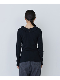 【congés payés】フリルカラーインナーカットソー 詳細画像 ブラック 14