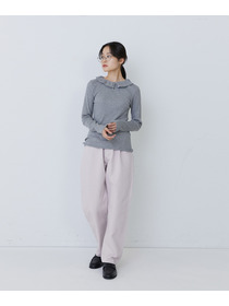 【congés payés】フリルカラーインナーカットソー 詳細画像 ブラック 15