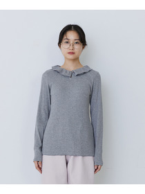 【congés payés】フリルカラーインナーカットソー 詳細画像 ブラック 19