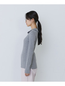 【congés payés】フリルカラーインナーカットソー 詳細画像 ブラック 20