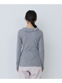 【congés payés】フリルカラーインナーカットソー 詳細画像 ブラック 21