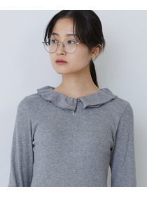 【congés payés】フリルカラーインナーカットソー 詳細画像 ブラック 22