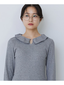 【congés payés】フリルカラーインナーカットソー 詳細画像 ブラック 23