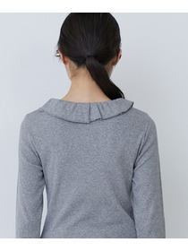 【congés payés】フリルカラーインナーカットソー 詳細画像 ブラック 24