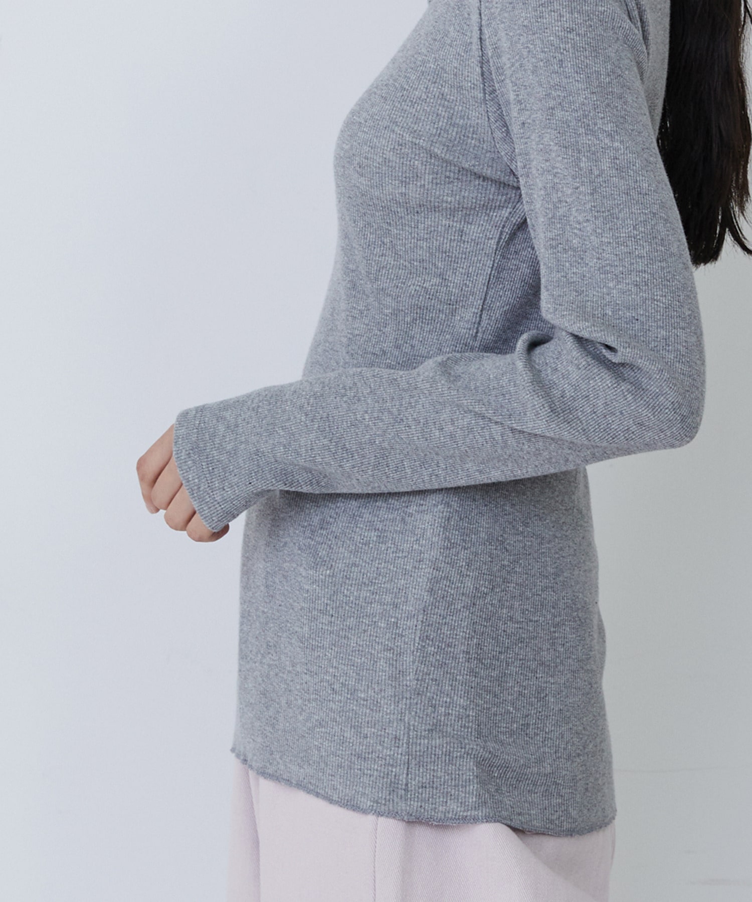 【congés payés】フリルカラーインナーカットソー 詳細画像 ブラック 25