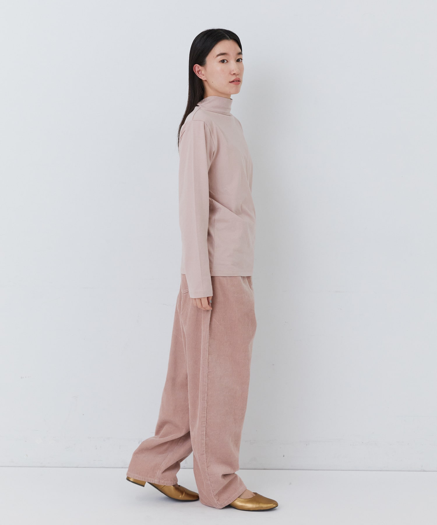 【congés payés】ハイネックベア天竺 詳細画像 ストライプ 14