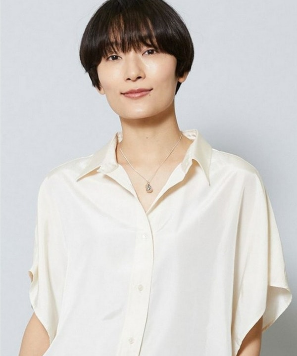 洋梨チャームネックレス 詳細画像 シルバー 2