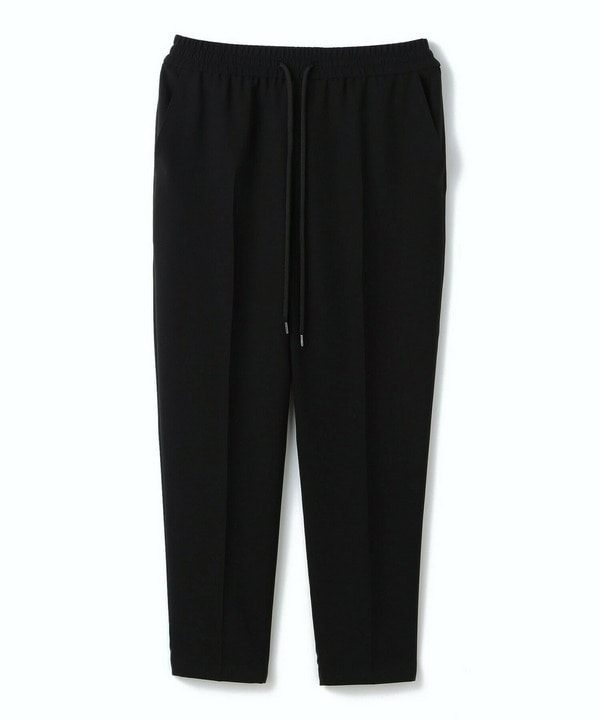 ナチュラルストレッチツイルテーパードパンツ 詳細画像 ブラック 2