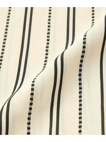 【MOGA Collection】MOGA Collection　レーヨンポリストライプワンピース 詳細画像 ホワイト×ブラック 27