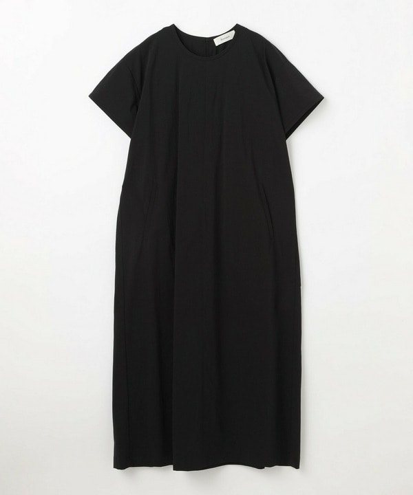 feerique　ポリナイロンストレッチTシャツワンピース 詳細画像 ブラック 2