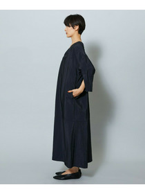 【MOGA】ナイロンクロスVネックワンピース 詳細画像 ブラック 18