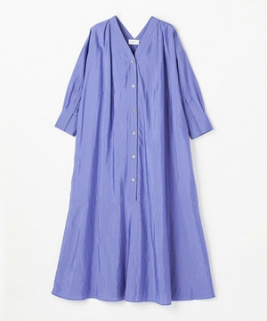 【MOGA】ナイロンクロスVネックワンピース 詳細画像 パープル 2