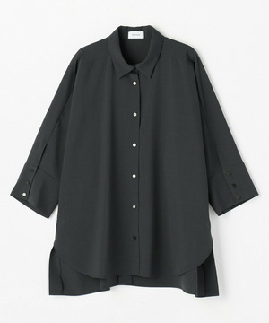 【MOGA】ドライトロドルマンシャツ 詳細画像 チャコールグレー 2