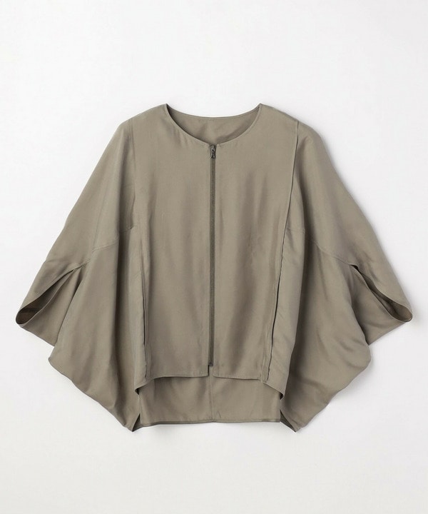 キュプラツイルブルゾン 詳細画像 サンドベージュ 2