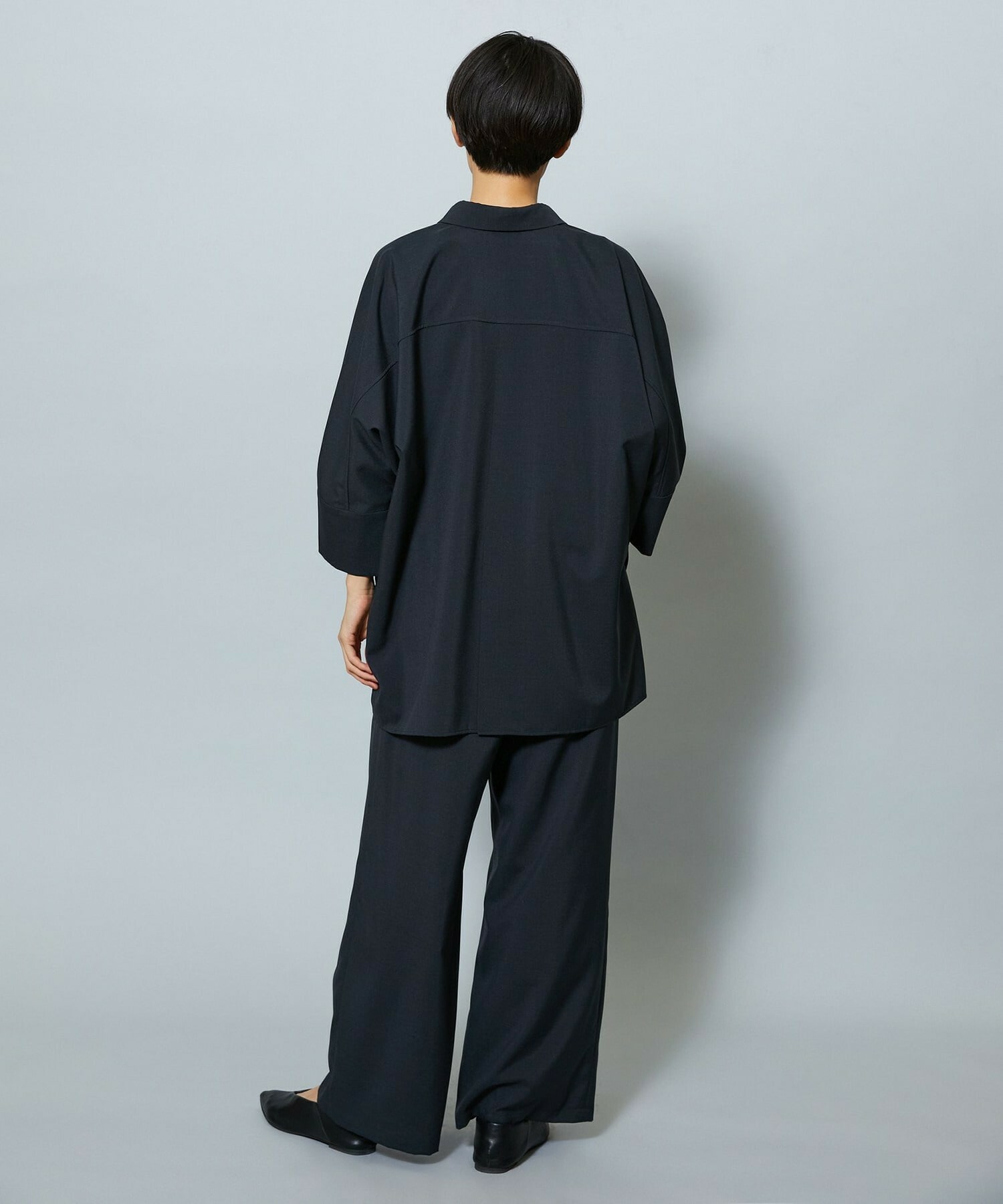 【MOGA】ドライトロワイドイージーパンツ 詳細画像 チャコールグレー 12