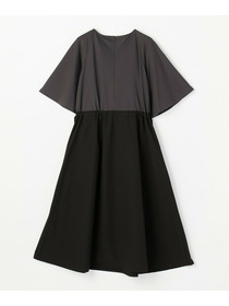 【MOGA】R/Nジャージードッキングフレアーワンピース 詳細画像 ブルー系その他 21