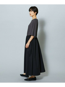 【MOGA】R/Nジャージードッキングフレアーワンピース 詳細画像 ブルー系その他 3