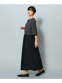 【MOGA】R/Nジャージードッキングフレアーワンピース 詳細画像 ブルー系その他 4