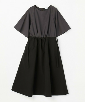 【MOGA】R/Nジャージードッキングフレアーワンピース 詳細画像 チャコール 2