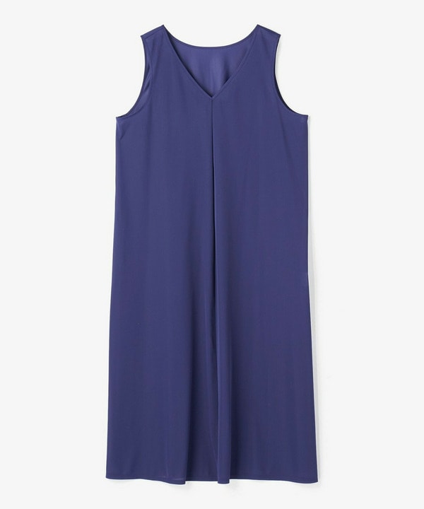 シャイニーローンタンブラーAラインシルエットワンピース 詳細画像 パープル 3