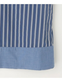 【MOGA】シアーメモリーストライプシャツブラウス 詳細画像 ブラック 25