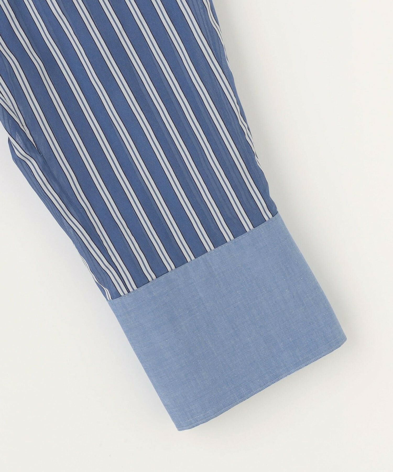 【MOGA】シアーメモリーストライプシャツブラウス 詳細画像 ブラック 24